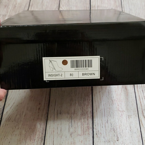 New Brown Booties |Chunky Heel|Zips on both sides - Picture 4 of 4